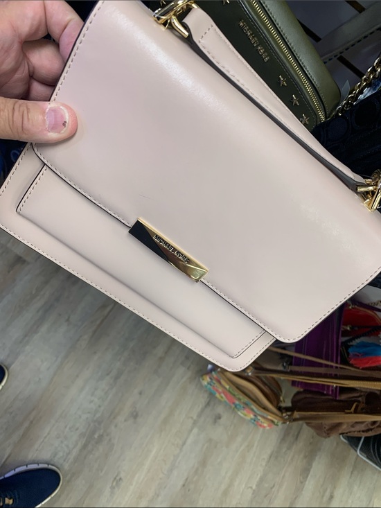 Michael Kors Handbags - Michael Kors Blush Leather Crossbody Bag with Gold Hardware